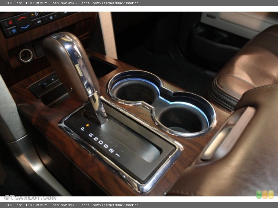 Sienna Brown Leather/Black Interior Transmission for the 2010 Ford F150 Platinum SuperCrew 4x4 #77948413