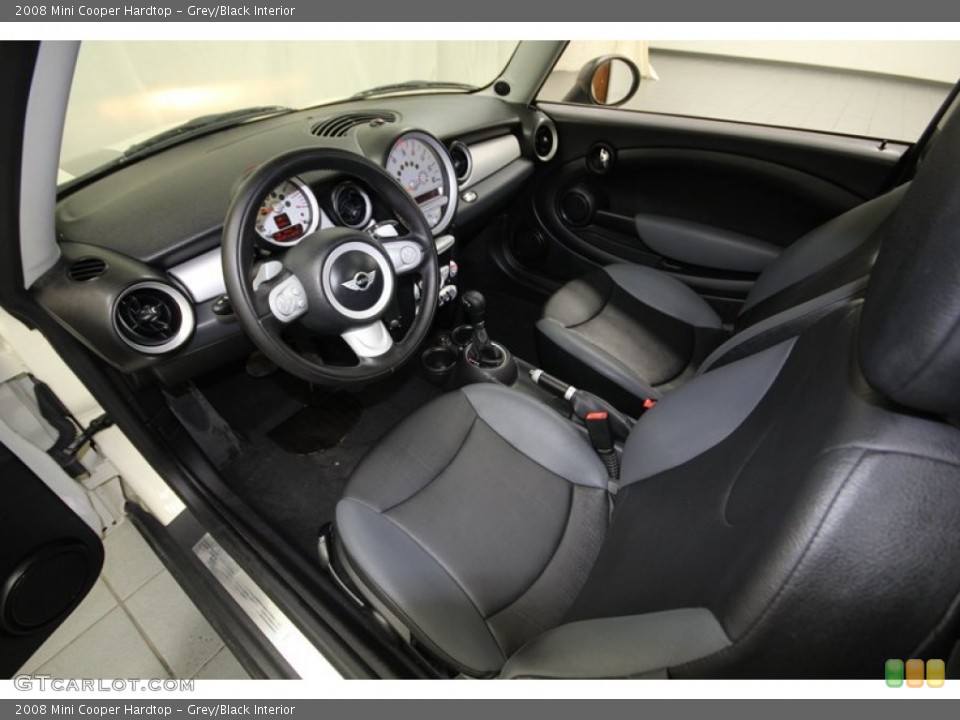 Grey/Black Interior Front Seat for the 2008 Mini Cooper Hardtop #77949182