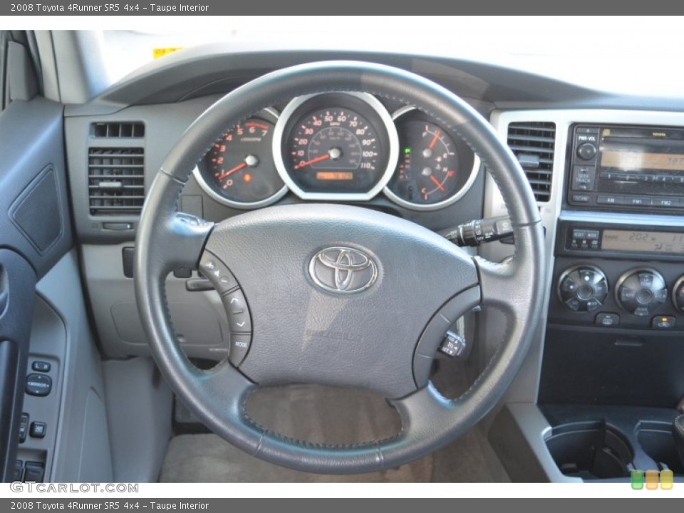 Taupe Interior Steering Wheel for the 2008 Toyota 4Runner SR5 4x4 #77949834