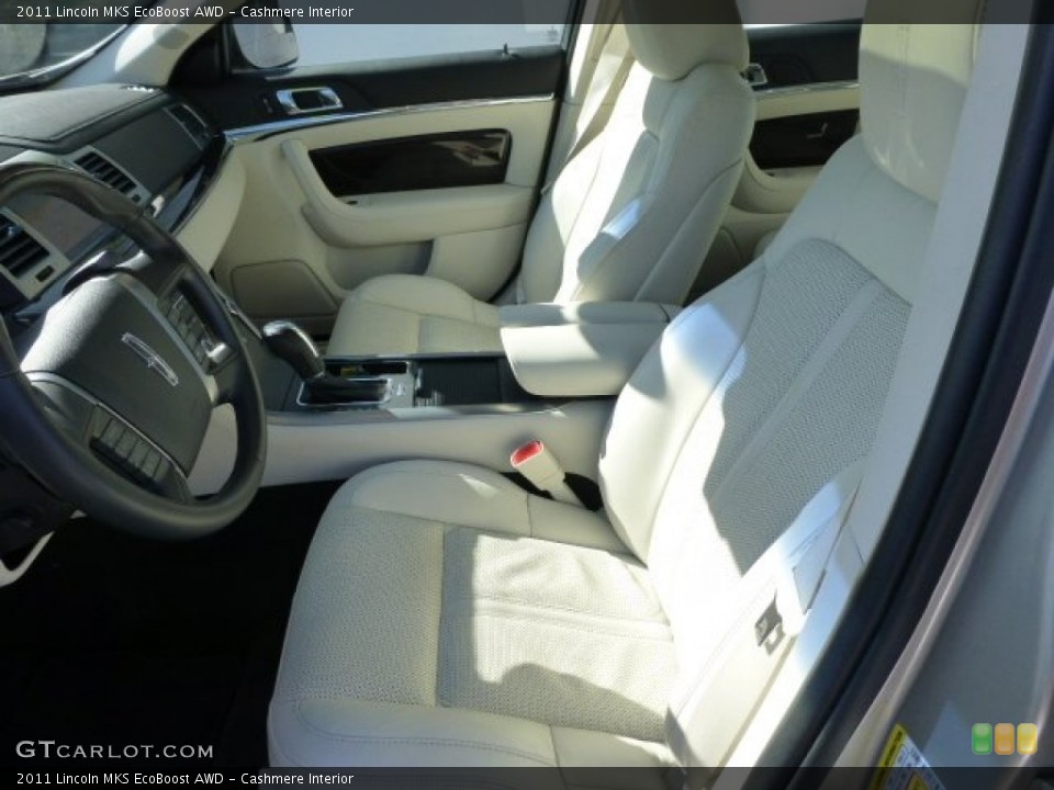 Cashmere Interior Front Seat for the 2011 Lincoln MKS EcoBoost AWD #77950386