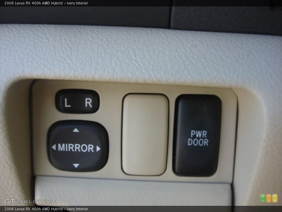 Ivory Interior Controls for the 2006 Lexus RX 400h AWD Hybrid #77950470