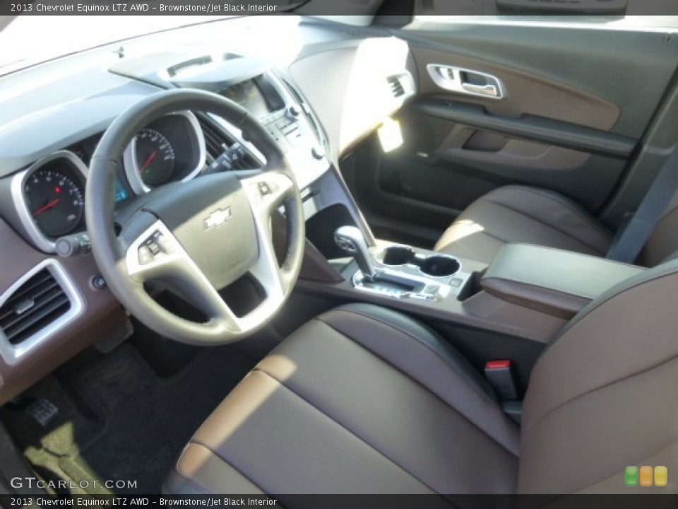 Brownstone/Jet Black 2013 Chevrolet Equinox Interiors