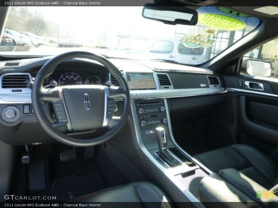 Charcoal Black Interior Prime Interior for the 2011 Lincoln MKS EcoBoost AWD #77950890