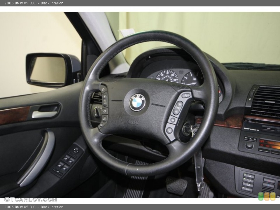 Black Interior Steering Wheel for the 2006 BMW X5 3.0i #77950908
