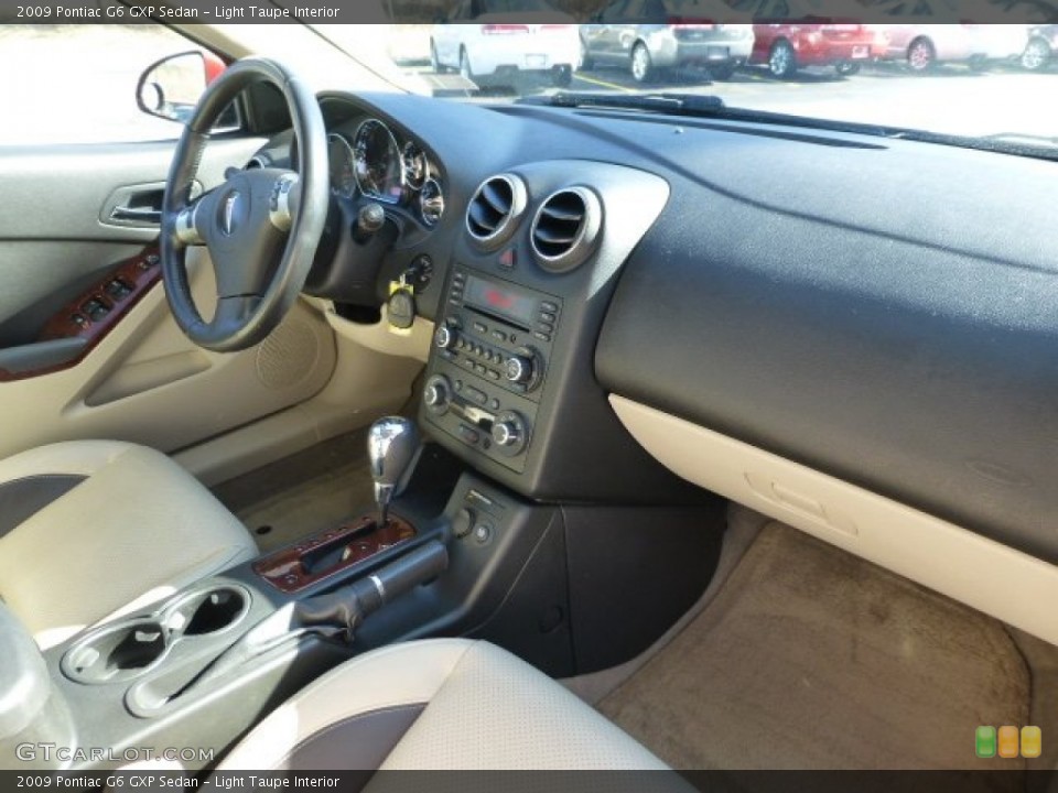 Light Taupe Interior Dashboard for the 2009 Pontiac G6 GXP Sedan #77951244