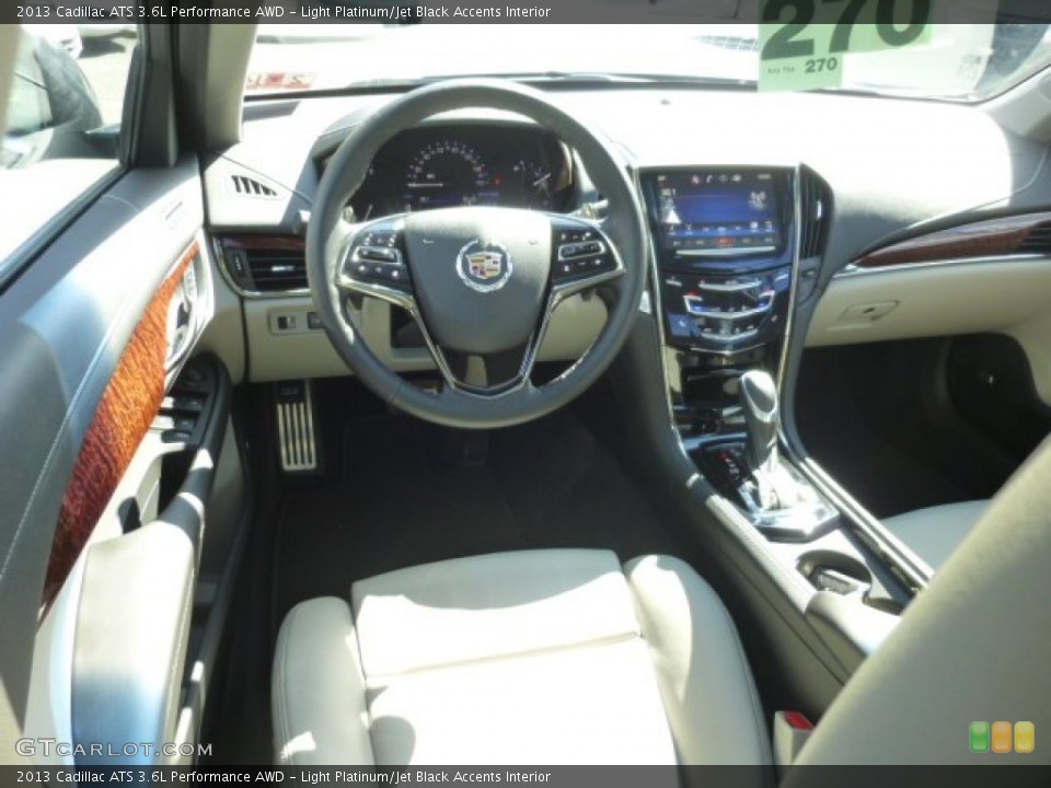 Light Platinum/Jet Black Accents Interior Dashboard for the 2013 Cadillac ATS 3.6L Performance AWD #77951274