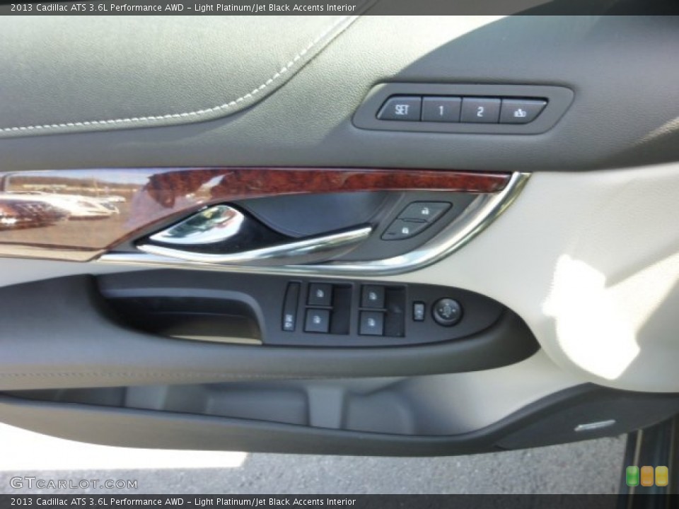 Light Platinum/Jet Black Accents Interior Controls for the 2013 Cadillac ATS 3.6L Performance AWD #77951337