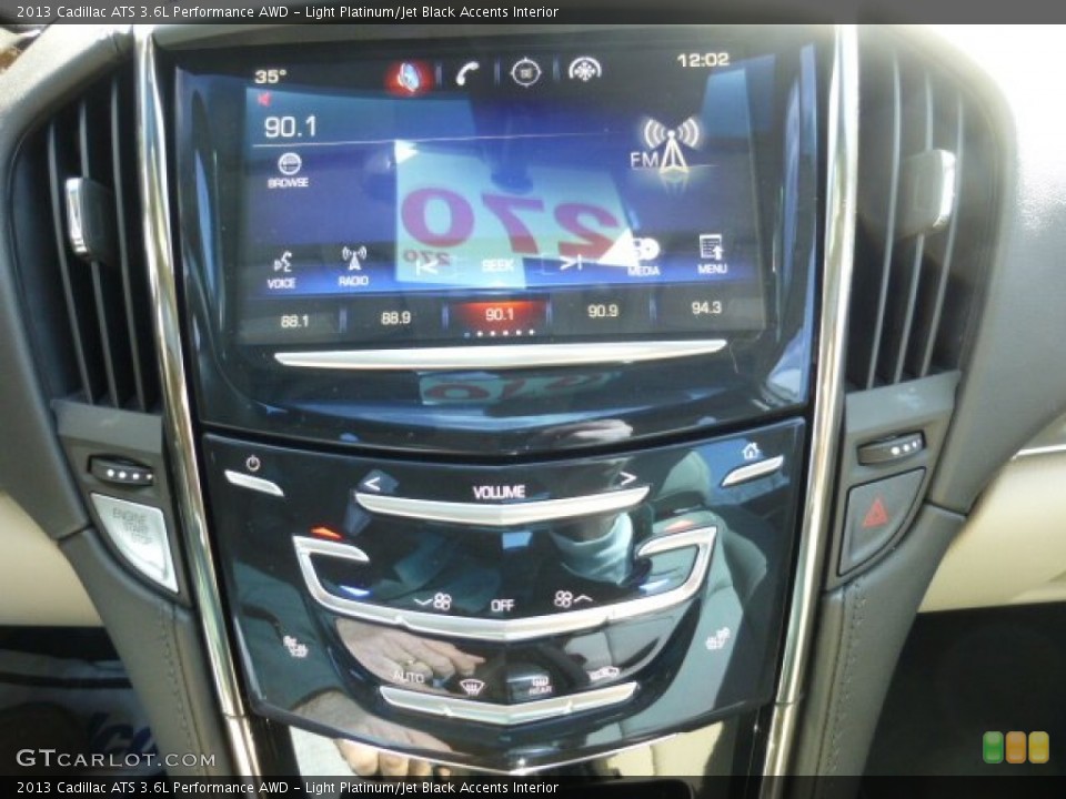 Light Platinum/Jet Black Accents Interior Controls for the 2013 Cadillac ATS 3.6L Performance AWD #77951374