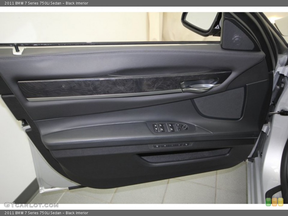 Black Interior Door Panel for the 2011 BMW 7 Series 750Li Sedan #77951499
