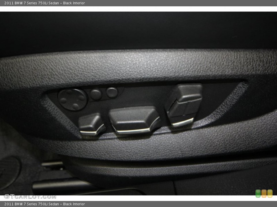 Black Interior Controls for the 2011 BMW 7 Series 750Li Sedan #77951532