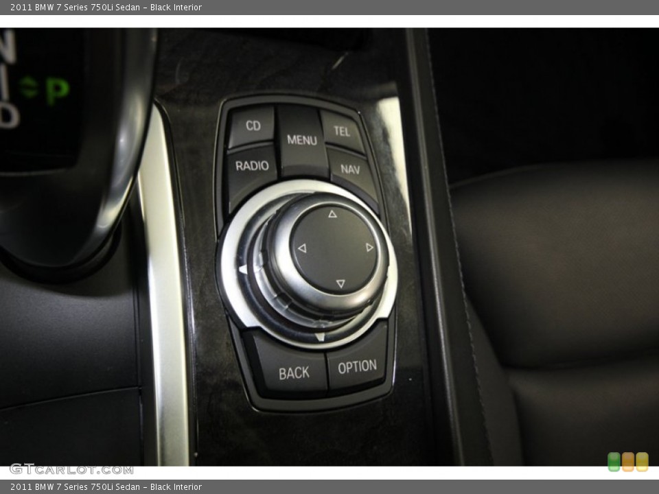 Black Interior Controls for the 2011 BMW 7 Series 750Li Sedan #77951679