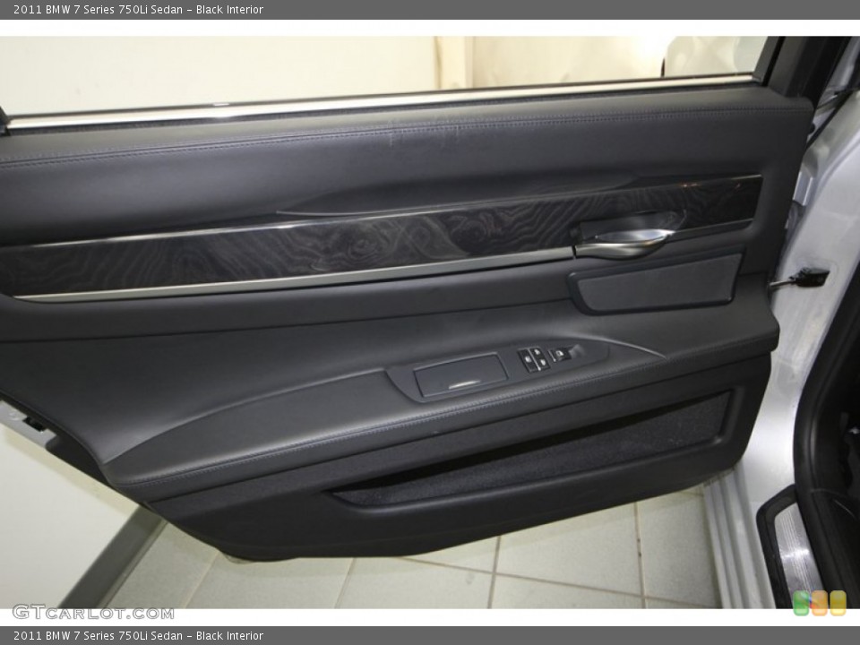 Black Interior Door Panel for the 2011 BMW 7 Series 750Li Sedan #77951820