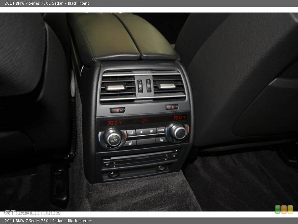 Black Interior Controls for the 2011 BMW 7 Series 750Li Sedan #77951886