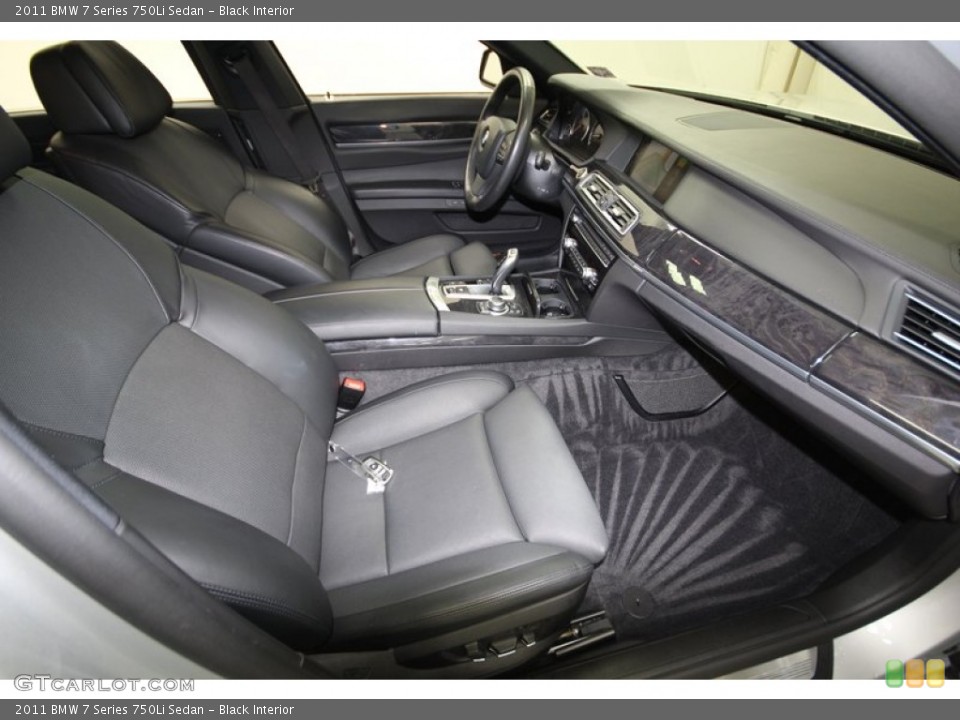 Black Interior Front Seat for the 2011 BMW 7 Series 750Li Sedan #77952135