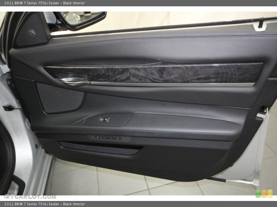 Black Interior Door Panel for the 2011 BMW 7 Series 750Li Sedan #77952183