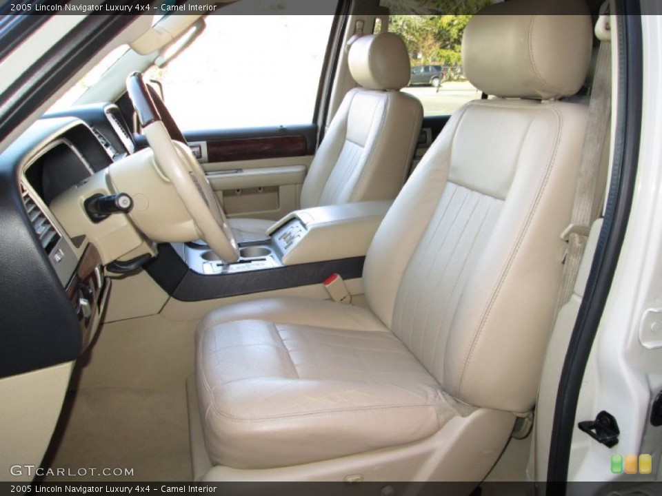 Camel Interior Front Seat for the 2005 Lincoln Navigator Luxury 4x4 #77954127