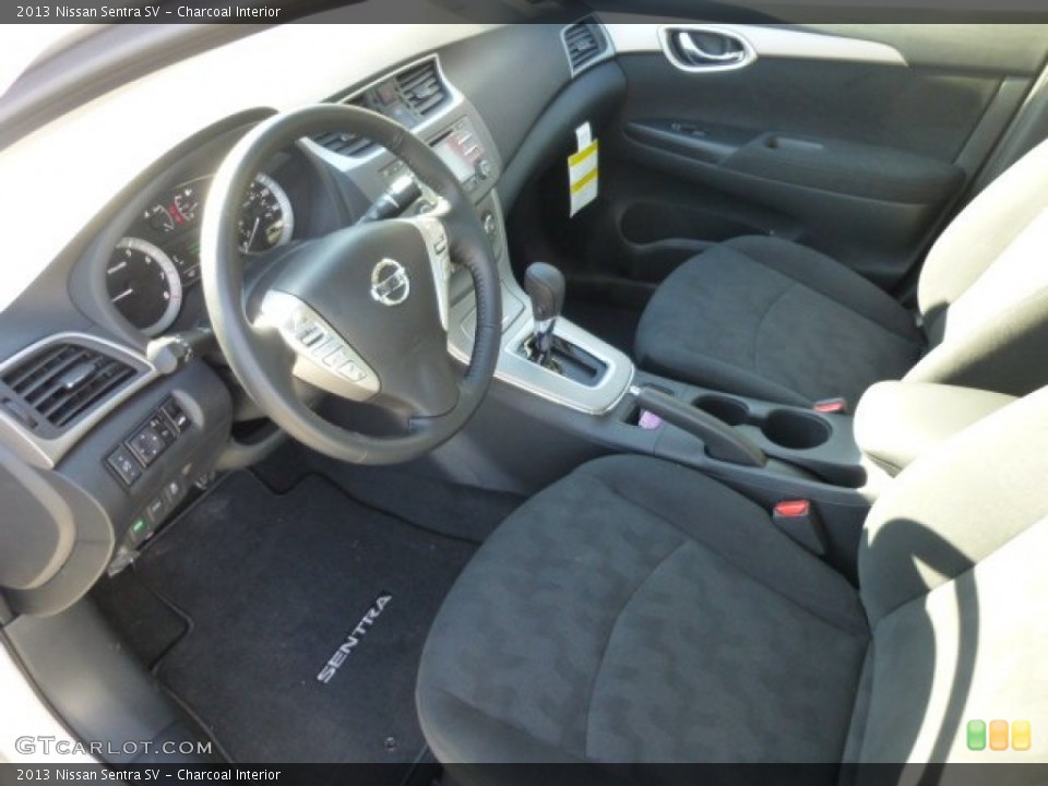 Charcoal Interior Prime Interior for the 2013 Nissan Sentra SV #77954266