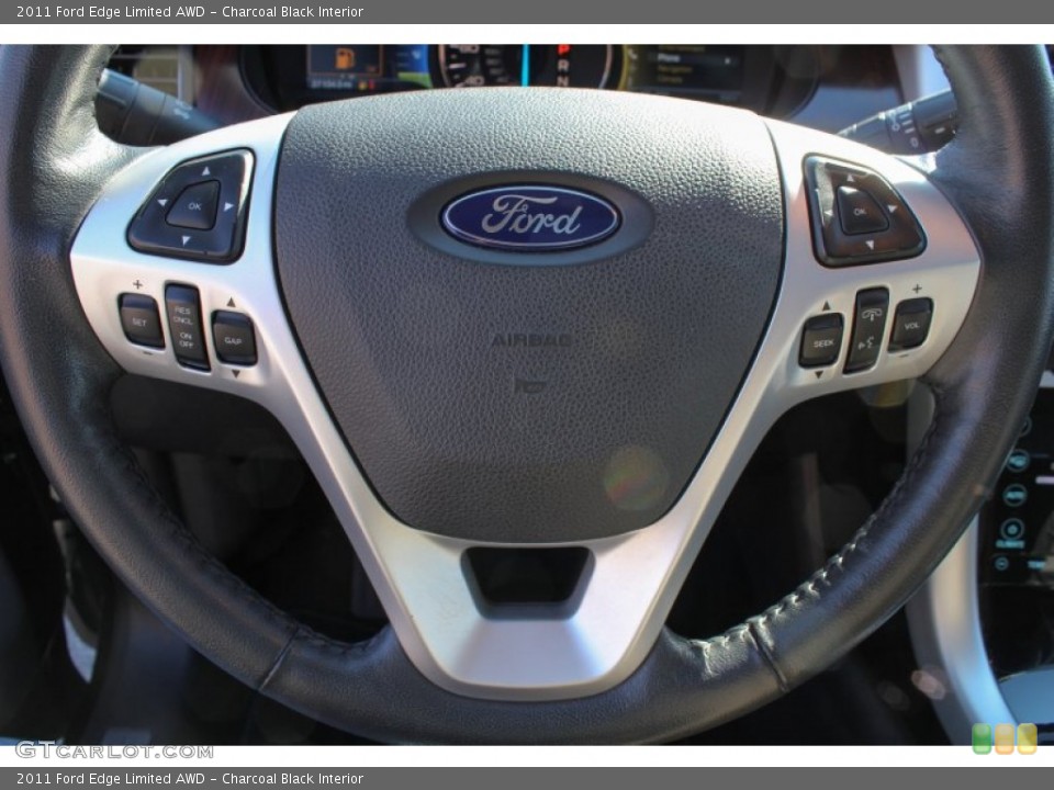 Charcoal Black Interior Controls for the 2011 Ford Edge Limited AWD #77954904