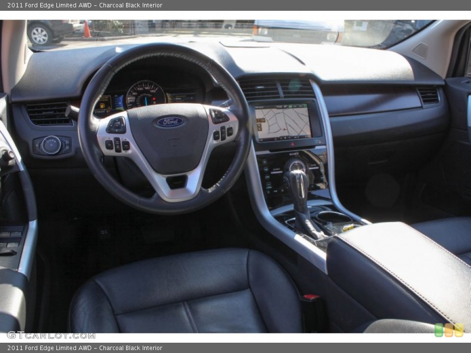 Charcoal Black Interior Prime Interior for the 2011 Ford Edge Limited AWD #77954922