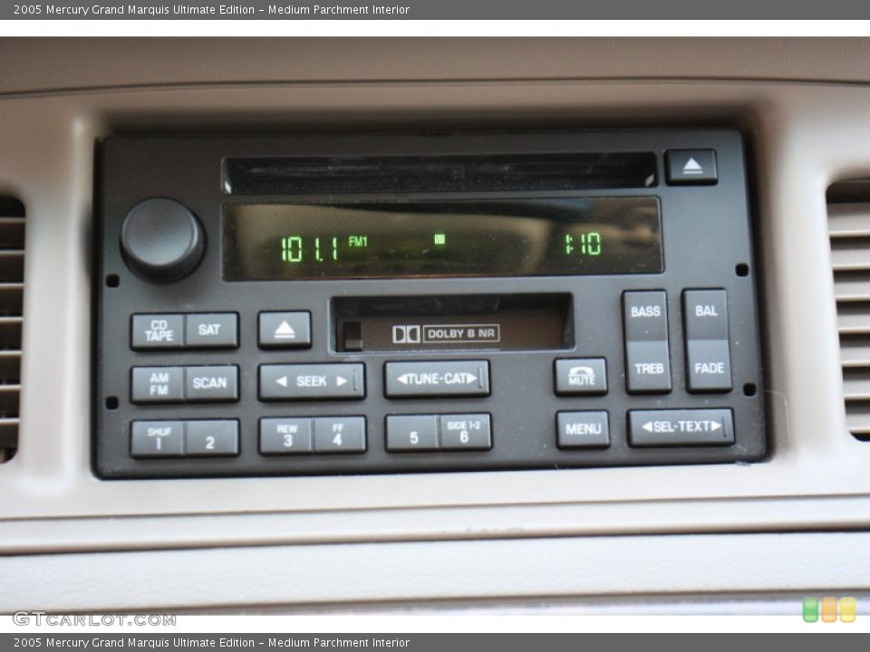 Medium Parchment Interior Audio System for the 2005 Mercury Grand Marquis Ultimate Edition #77954950