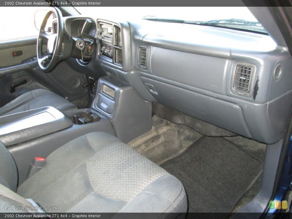 Graphite Interior Dashboard for the 2002 Chevrolet Avalanche Z71 4x4 #77954958