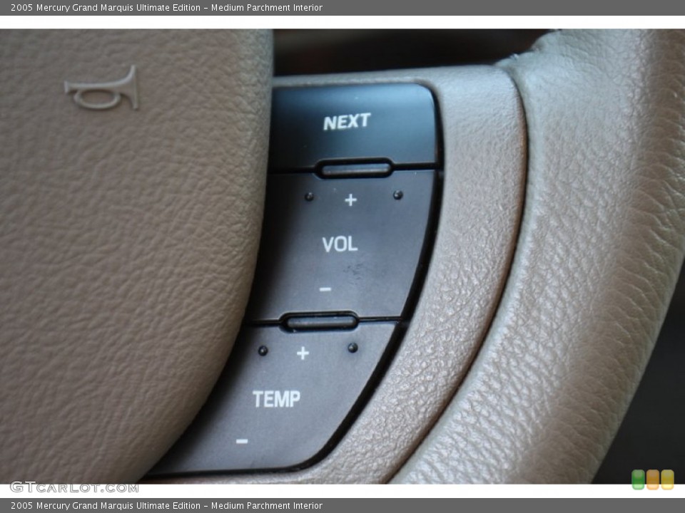 Medium Parchment Interior Controls for the 2005 Mercury Grand Marquis Ultimate Edition #77954982