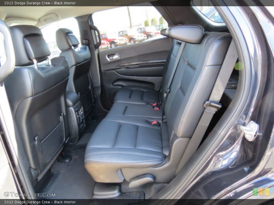 Black Interior Rear Seat for the 2013 Dodge Durango Crew #77955321