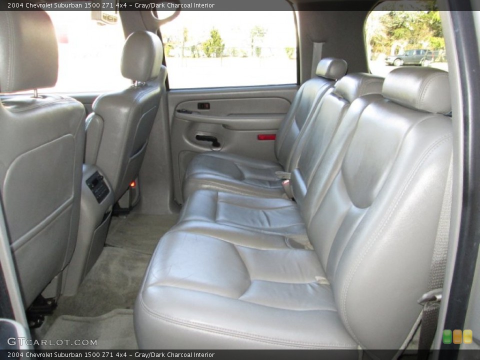 Gray/Dark Charcoal Interior Rear Seat for the 2004 Chevrolet Suburban 1500 Z71 4x4 #77955534