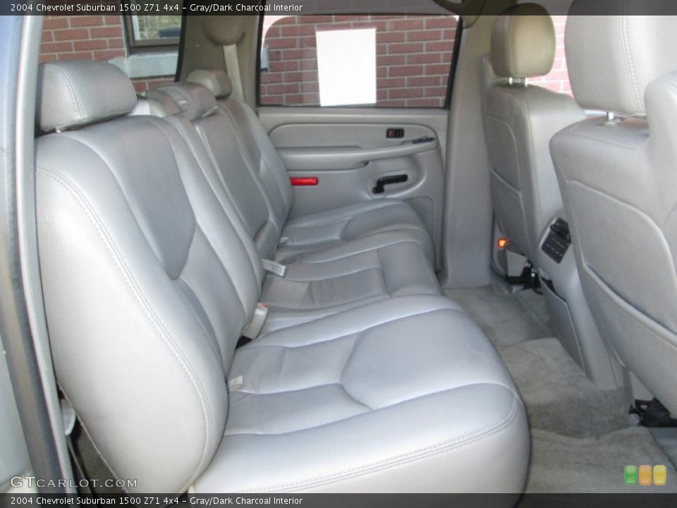 Gray/Dark Charcoal Interior Rear Seat for the 2004 Chevrolet Suburban 1500 Z71 4x4 #77955550
