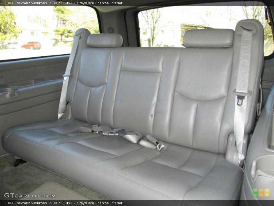 Gray/Dark Charcoal Interior Rear Seat for the 2004 Chevrolet Suburban 1500 Z71 4x4 #77955567