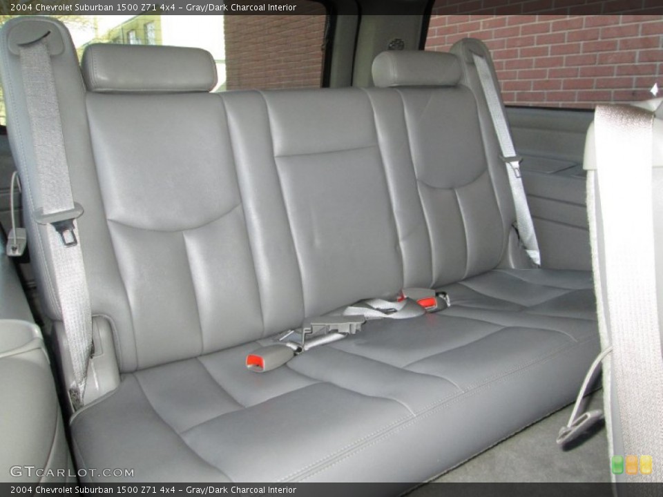 Gray/Dark Charcoal Interior Rear Seat for the 2004 Chevrolet Suburban 1500 Z71 4x4 #77955582