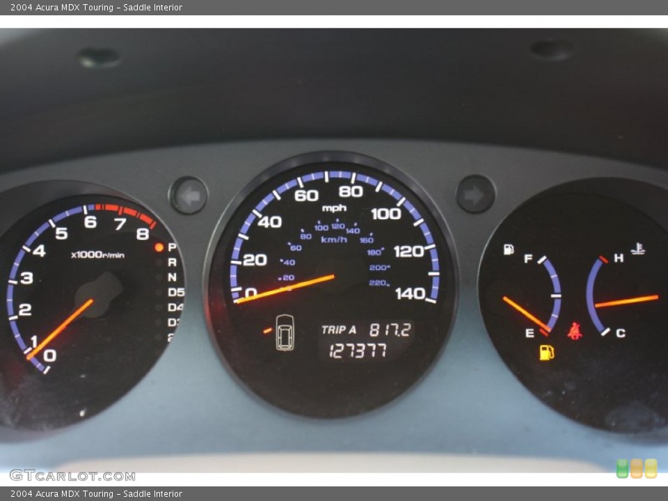 Saddle Interior Gauges for the 2004 Acura MDX Touring #77955615
