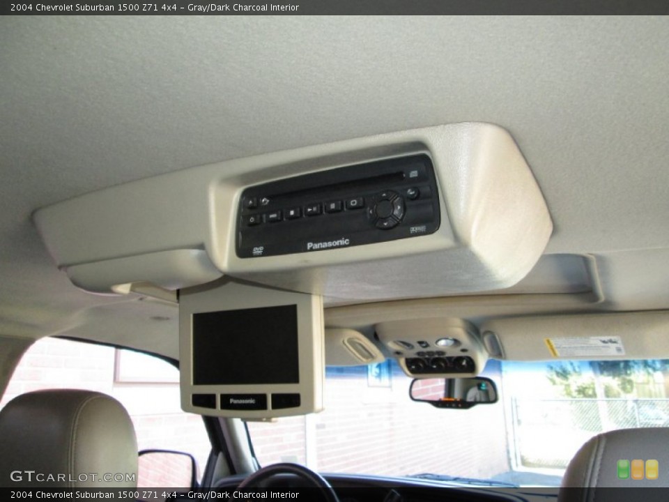 Gray/Dark Charcoal Interior Entertainment System for the 2004 Chevrolet Suburban 1500 Z71 4x4 #77955681