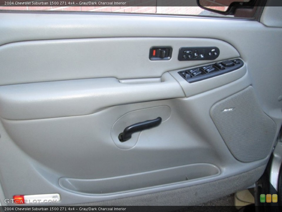Gray/Dark Charcoal Interior Door Panel for the 2004 Chevrolet Suburban 1500 Z71 4x4 #77955720