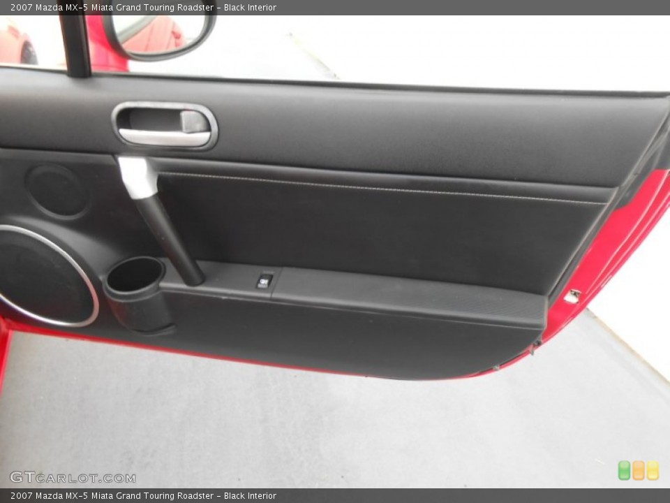 Black Interior Door Panel for the 2007 Mazda MX-5 Miata Grand Touring Roadster #77955838