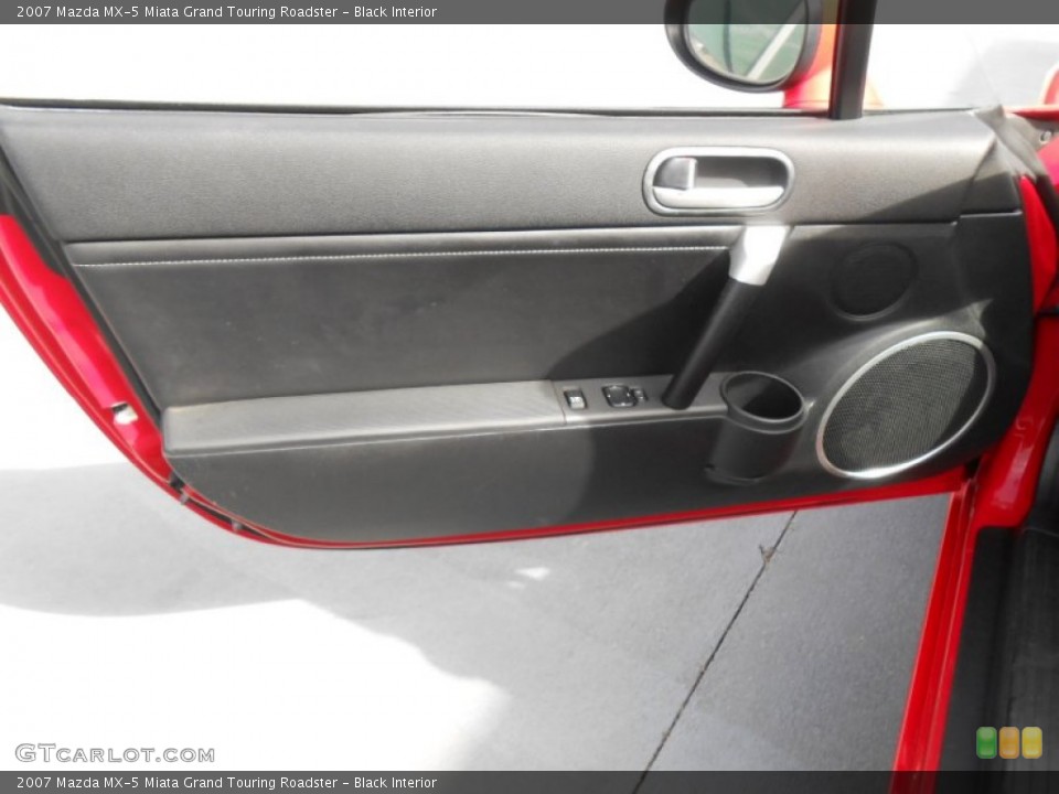 Black Interior Door Panel for the 2007 Mazda MX-5 Miata Grand Touring Roadster #77955879
