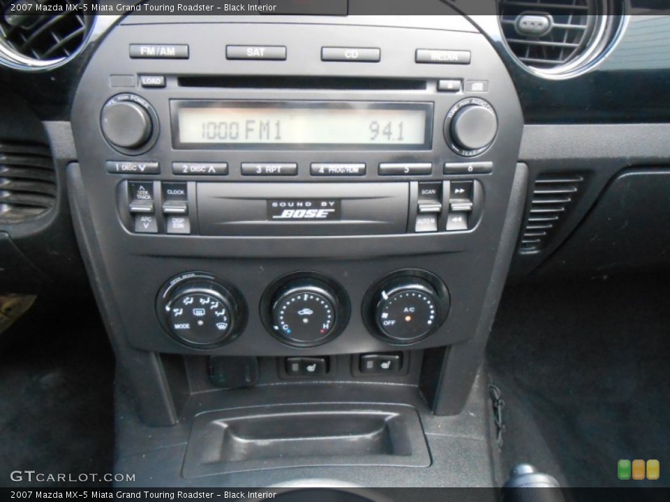 Black Interior Audio System for the 2007 Mazda MX-5 Miata Grand Touring Roadster #77955942