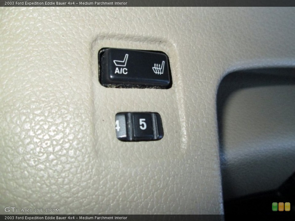 Medium Parchment Interior Controls for the 2003 Ford Expedition Eddie Bauer 4x4 #77956251