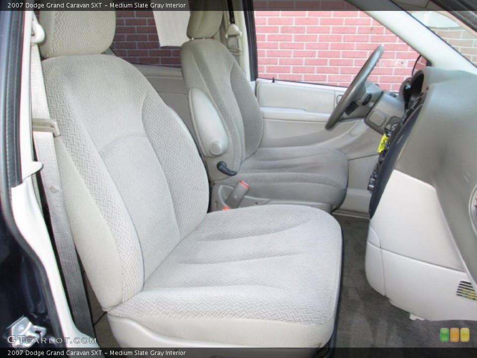 Medium Slate Gray Interior Front Seat for the 2007 Dodge Grand Caravan SXT #77956668