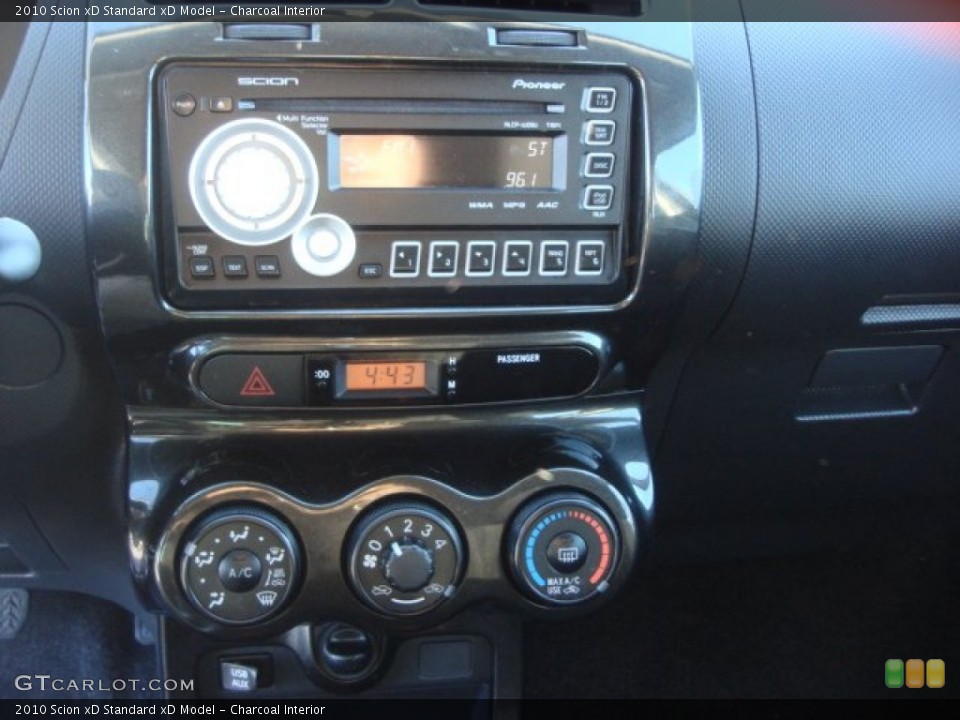 Charcoal Interior Controls for the 2010 Scion xD  #77958260