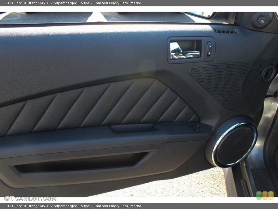Charcoal Black/Black Interior Door Panel for the 2011 Ford Mustang SMS 302 Supercharged Coupe #77958864