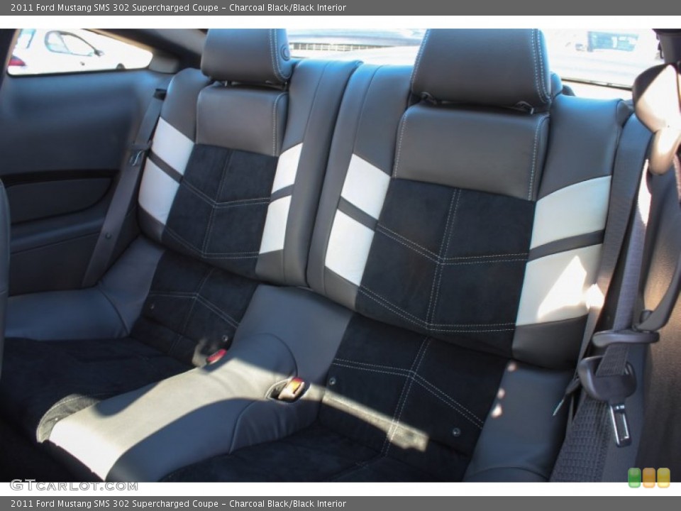 Charcoal Black/Black Interior Rear Seat for the 2011 Ford Mustang SMS 302 Supercharged Coupe #77958930