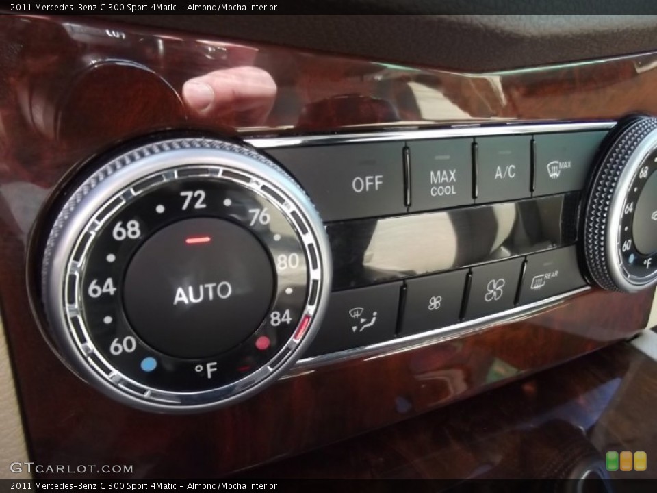 Almond/Mocha Interior Controls for the 2011 Mercedes-Benz C 300 Sport 4Matic #77960679