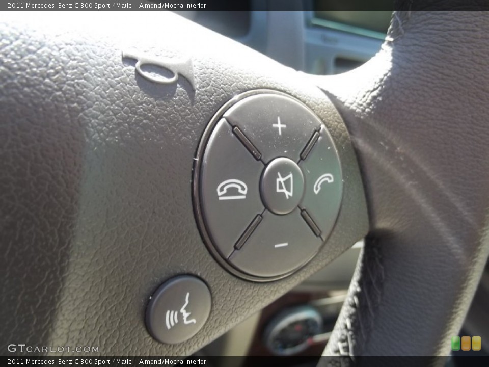 Almond/Mocha Interior Controls for the 2011 Mercedes-Benz C 300 Sport 4Matic #77960691