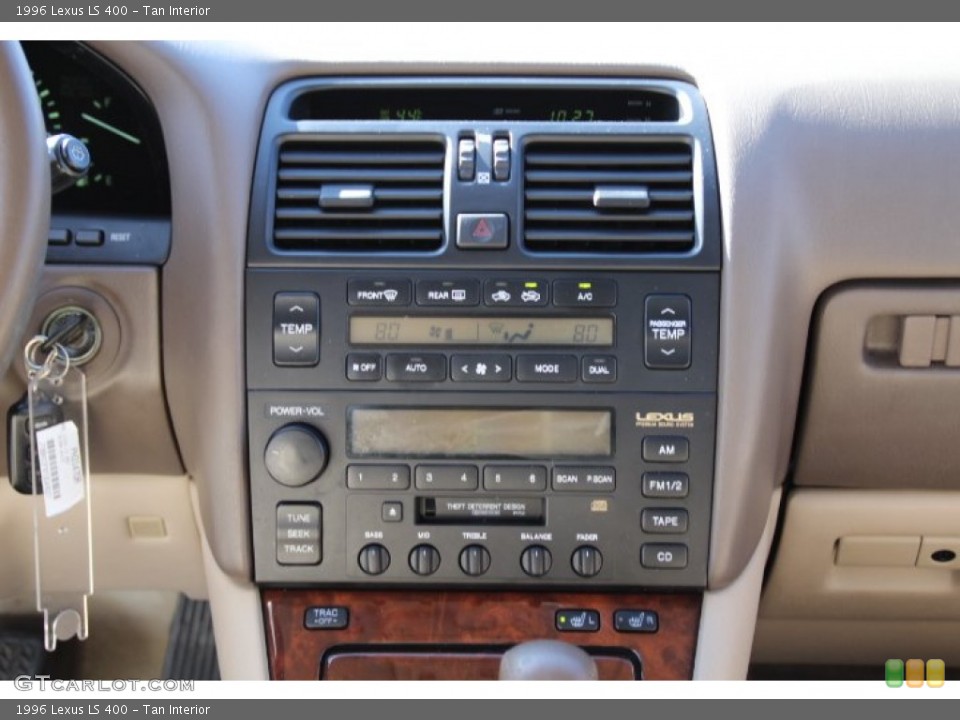 Tan Interior Controls for the 1996 Lexus LS 400 #77962716