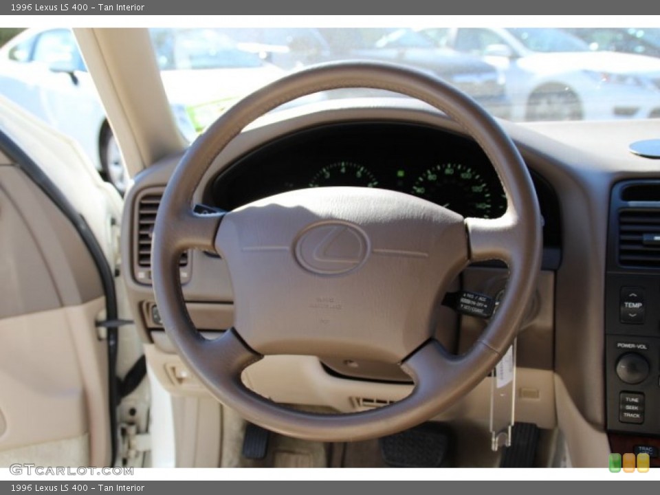 Tan Interior Steering Wheel for the 1996 Lexus LS 400 #77962752