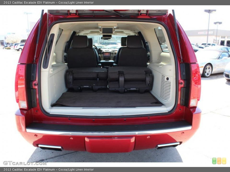 Cocoa/Light Linen Interior Trunk for the 2013 Cadillac Escalade ESV Platinum #77962781