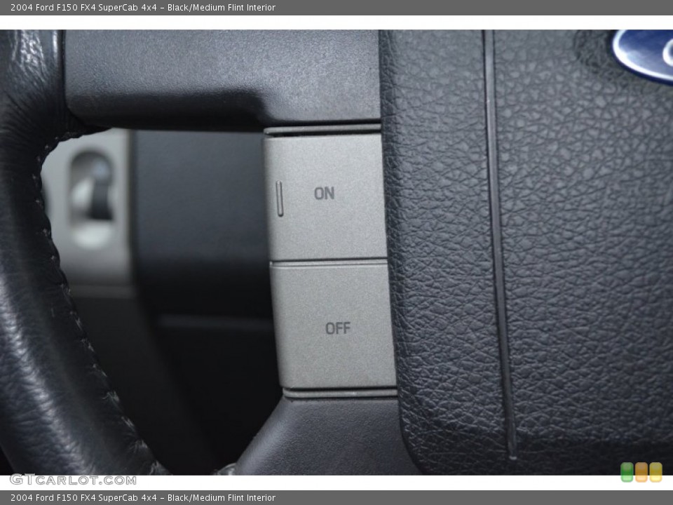 Black/Medium Flint Interior Controls for the 2004 Ford F150 FX4 SuperCab 4x4 #77962850