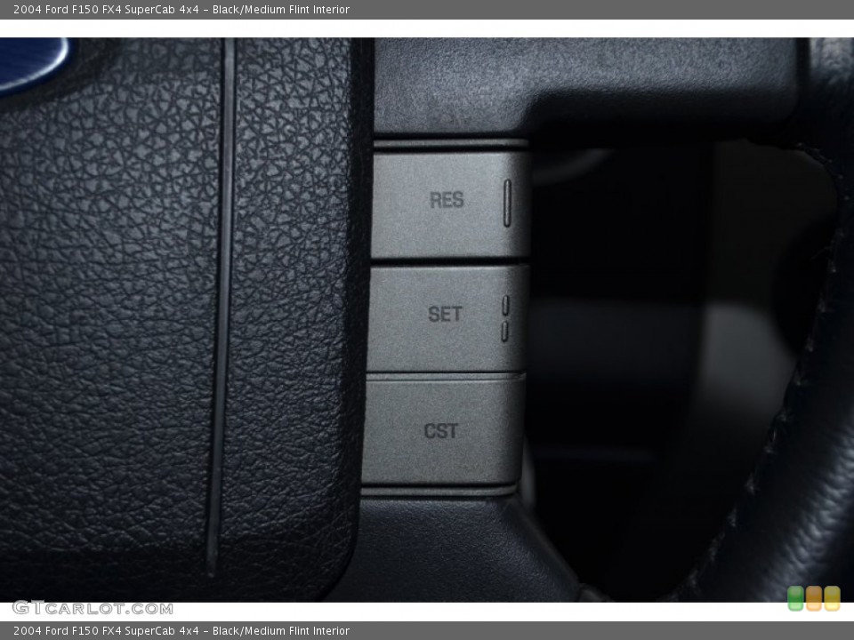 Black/Medium Flint Interior Controls for the 2004 Ford F150 FX4 SuperCab 4x4 #77962870
