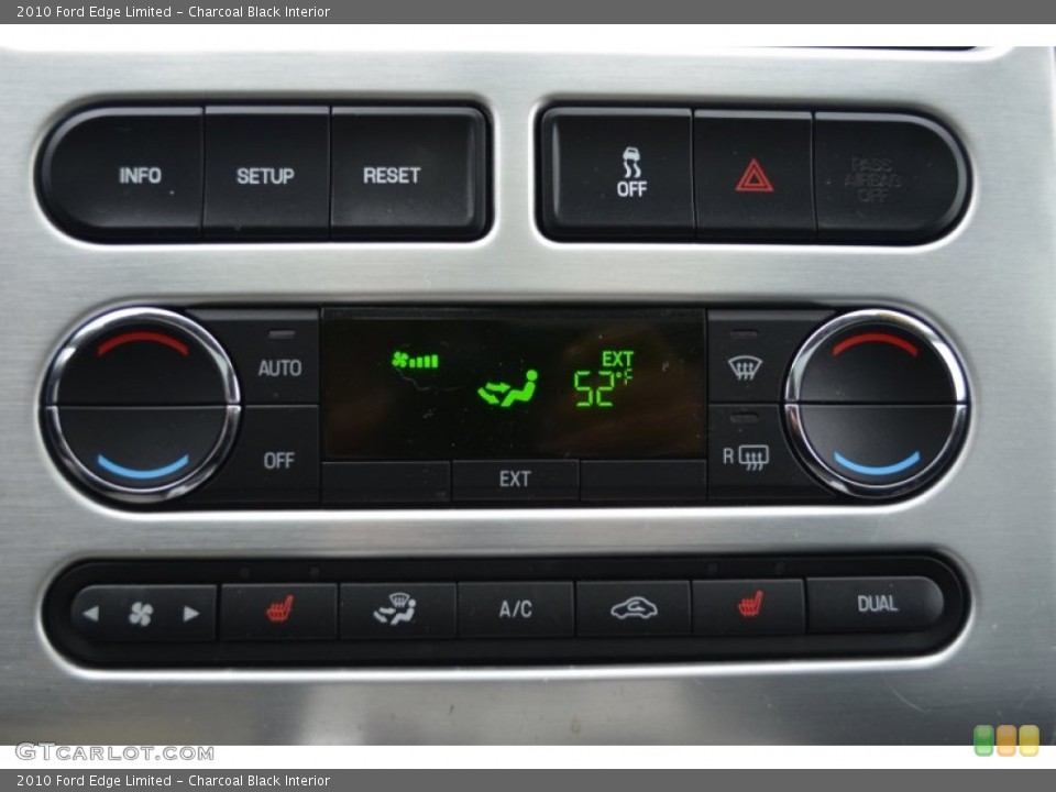 Charcoal Black Interior Controls for the 2010 Ford Edge Limited #77963717